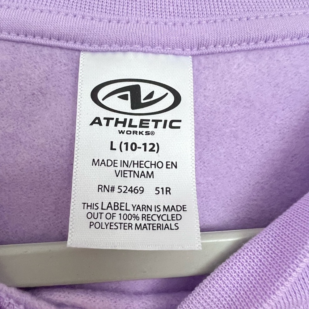 Dog’s with Ribbons Lavender Sweatshirt - Picture 2 of 4
